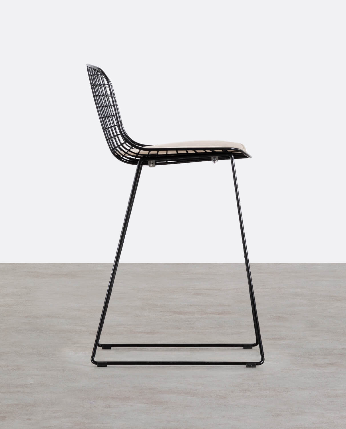 Banco Alto de Metal com Encosto Baixo (66 cm) Aras, imagem de galeria 2