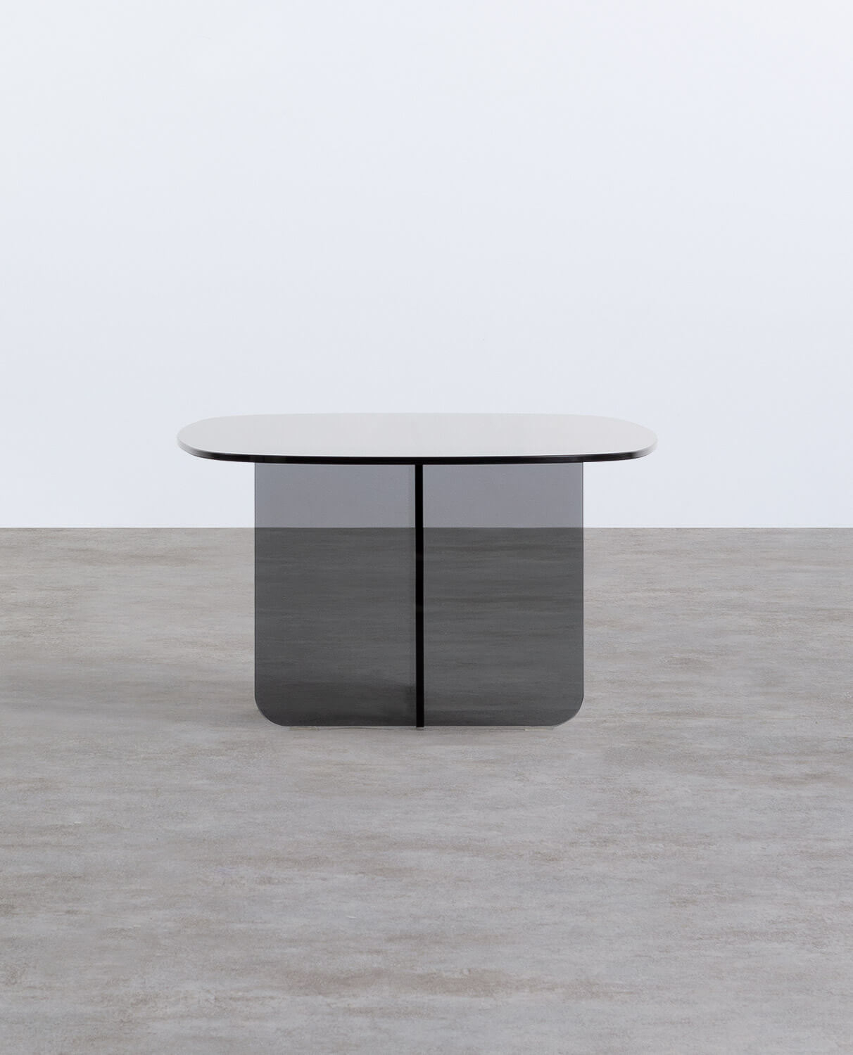 Conjunto de mesa lateral e mesa de centro de vidro temperado Urel, imagem de galeria 5