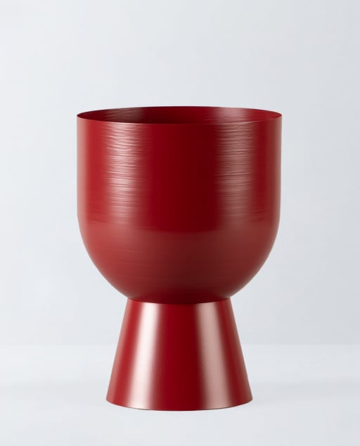 Tigela Decorativa de Metal com Base (Ø25 cm) Oier
