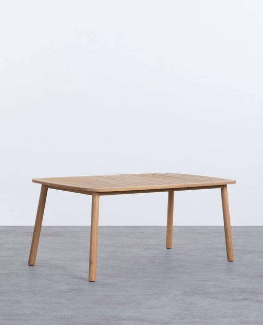 Mesa de Jardim Retangular em Madeira de Acácia (180x100 cm) Marla