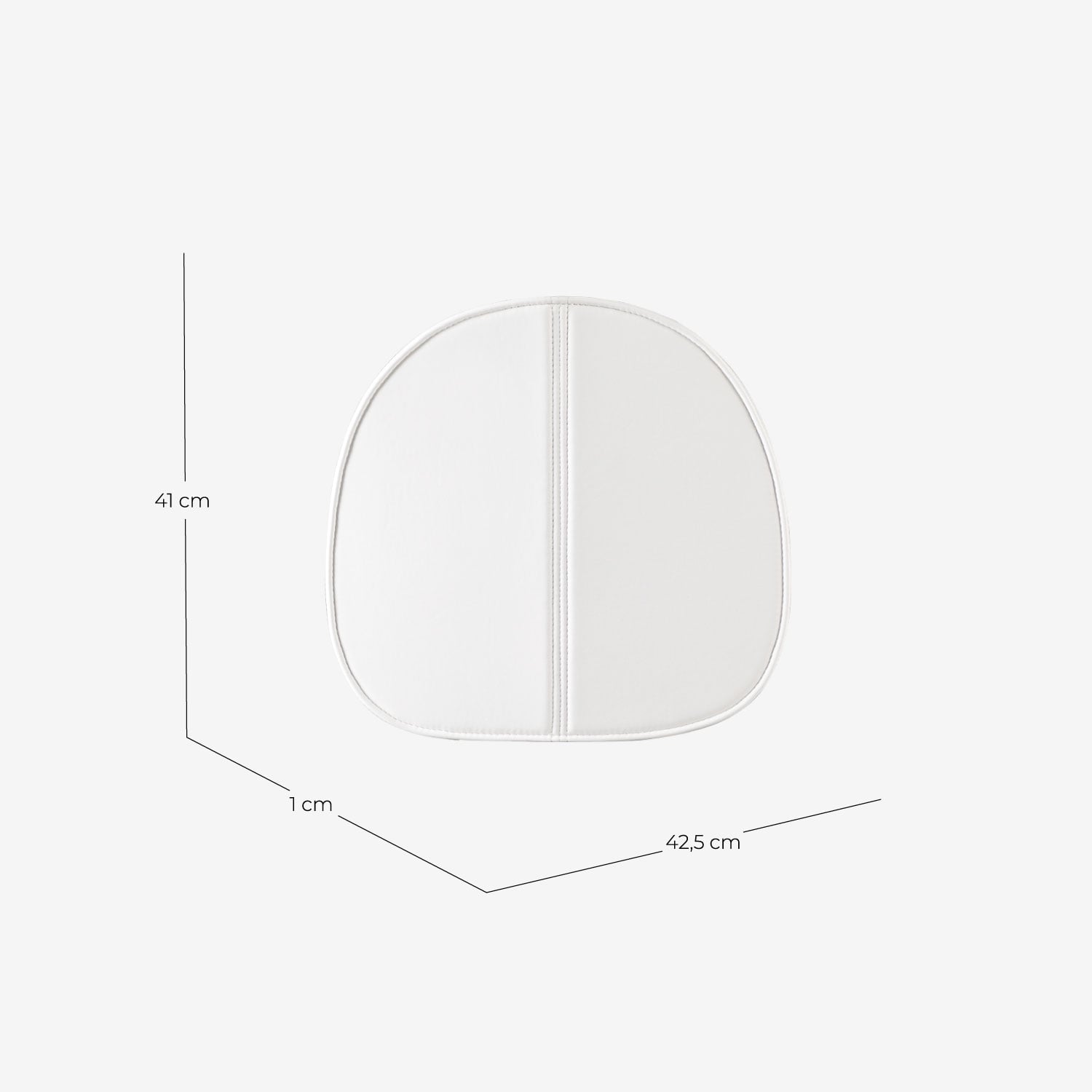 Pack de 2 Cadeiras de Jantar com Encosto Alto de Metal Aras Fresh, Medidas