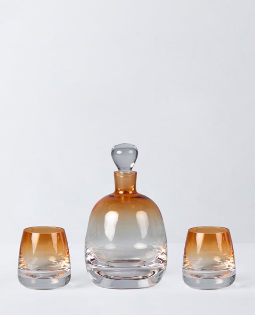Conjunto Decanter Bilbao com 2 Copos de Cristal