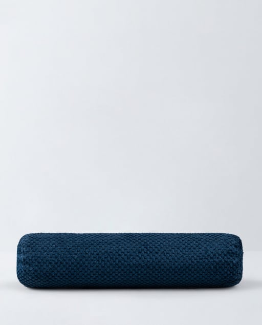 Almofada Cilíndrica de Tecido (63xØ15 cm) Pompons