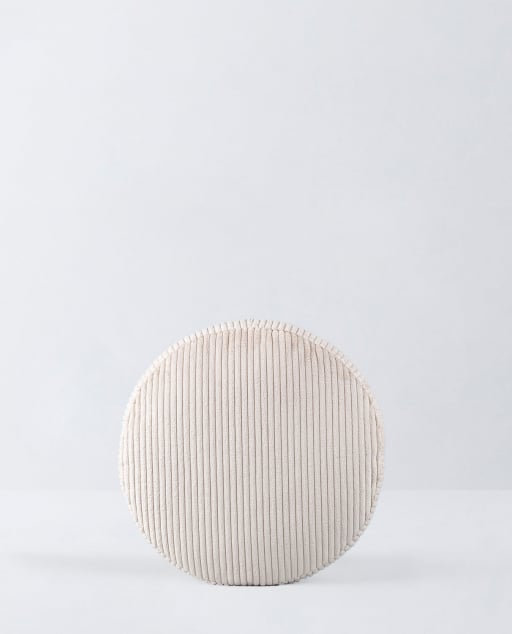 Almofada Redonda Grossa de Veludo (Ø43 cm) Raim