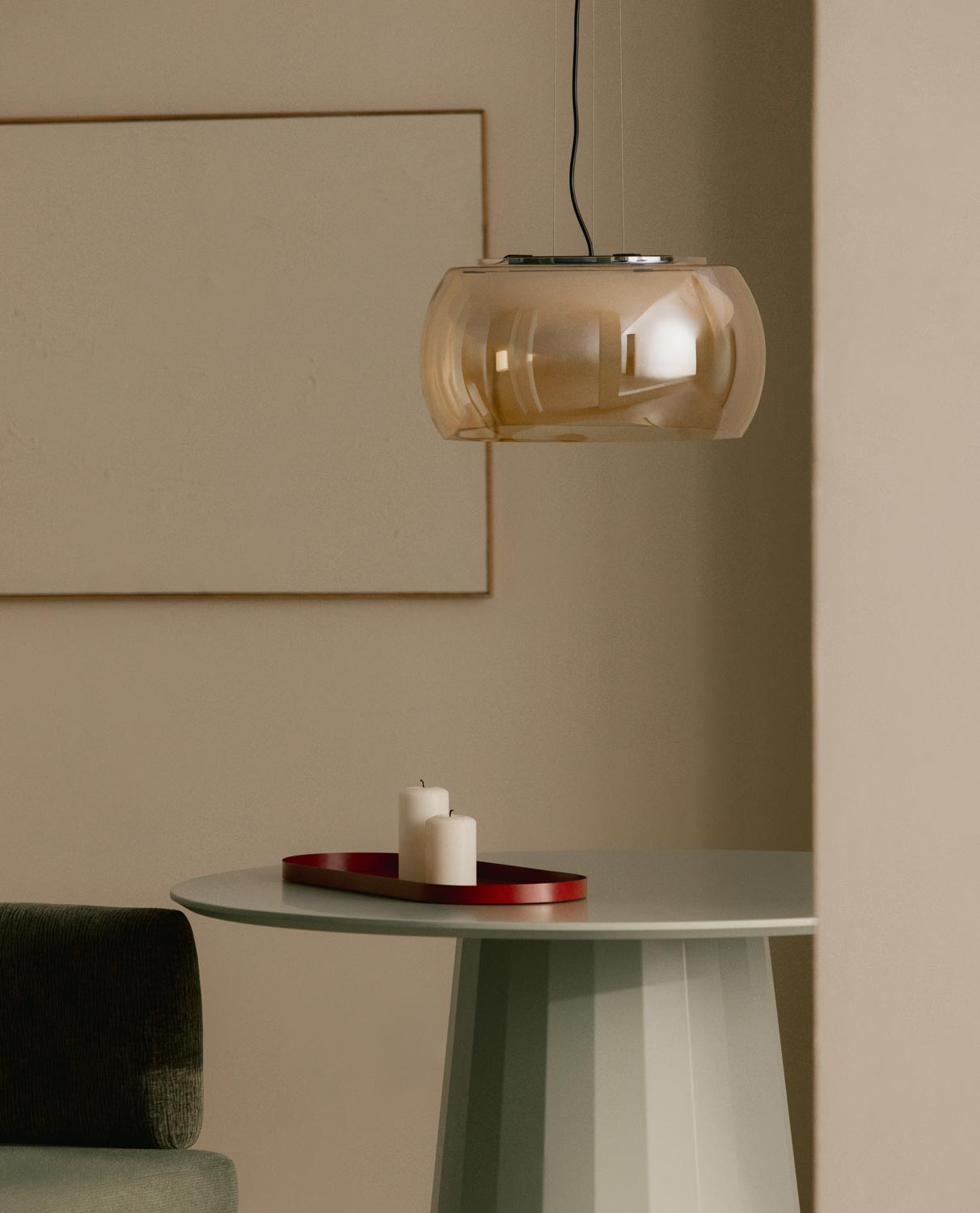 Candeeiro de Teto LED Cristal (Ø40 cm) Lahti, imagem de galeria 2