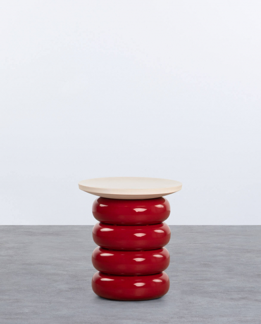 Mesa de Apoio Redonda em Metal (Ø45 cm) Troika