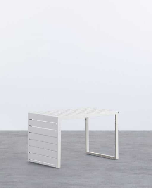 Mesa de Centro em Alumínio (72X45 cm) Kreta