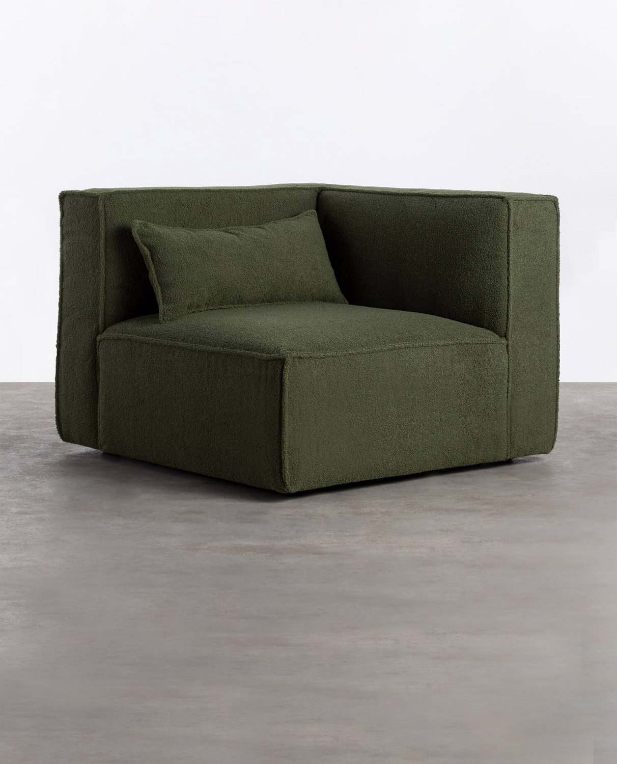 Módulo de Poltrona de Canto para Sofá de Tecido Kilhe Boucle, imagem de galeria 1