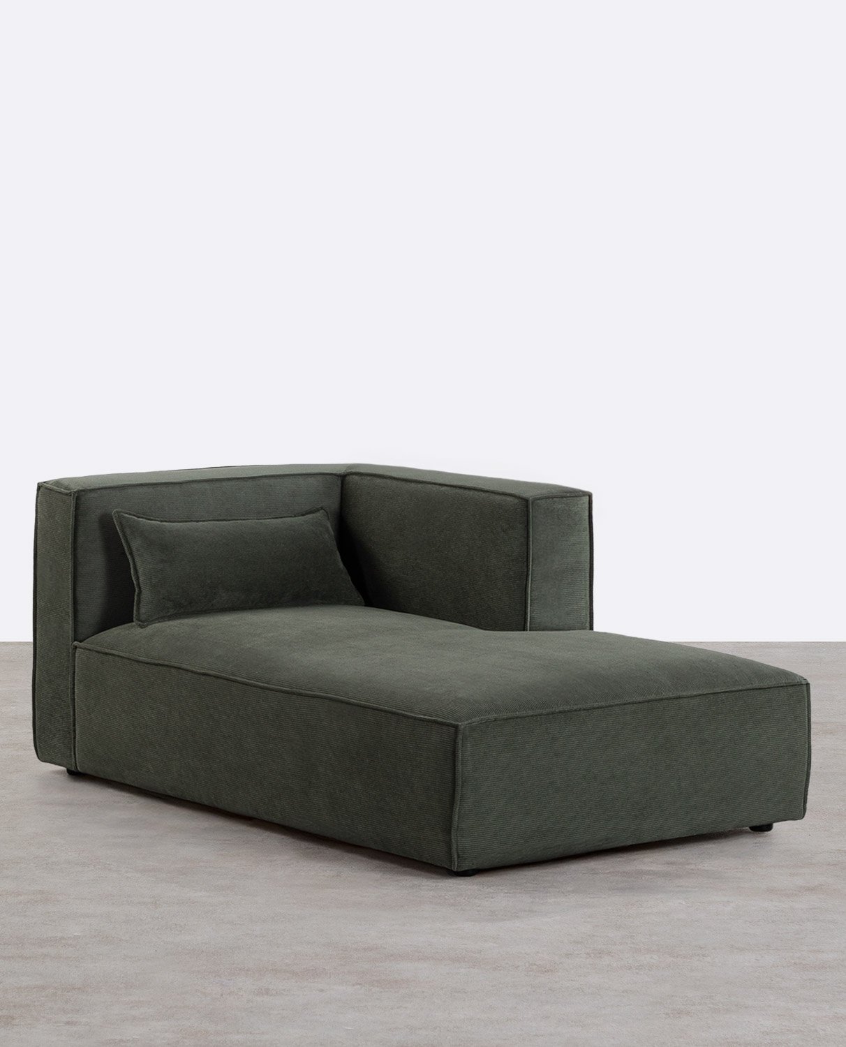 Módulo Chaise Longue Direito para Sofá Kilhe Corduroy, imagem de galeria 1
