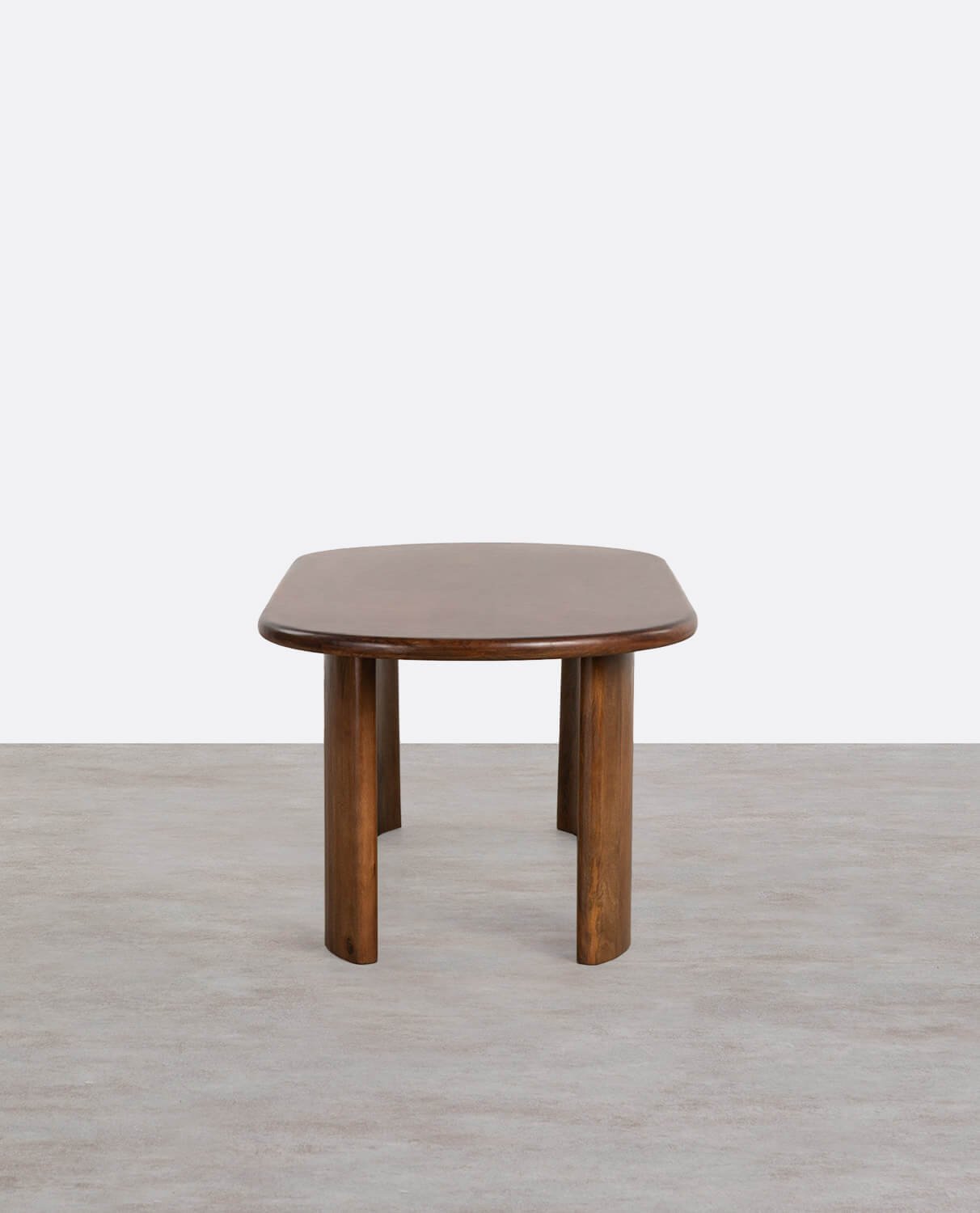 Mesa de Jantar Oval em Madeira de Manga (300x110 cm) Leno, imagem de galeria 2