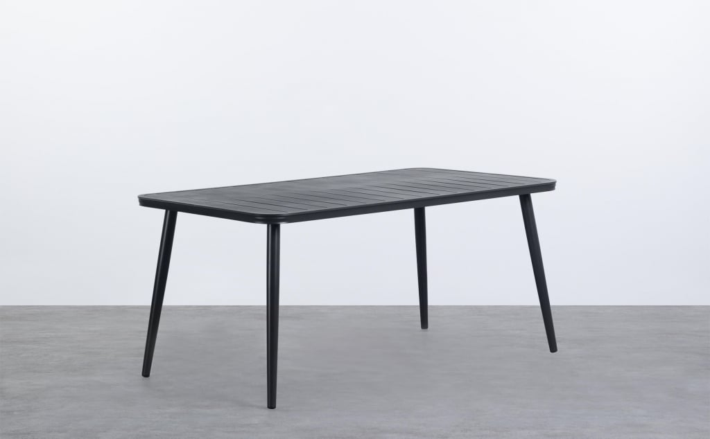 Mesa Retangular de Alumínio para Exterior (159x90 cm) Cancun