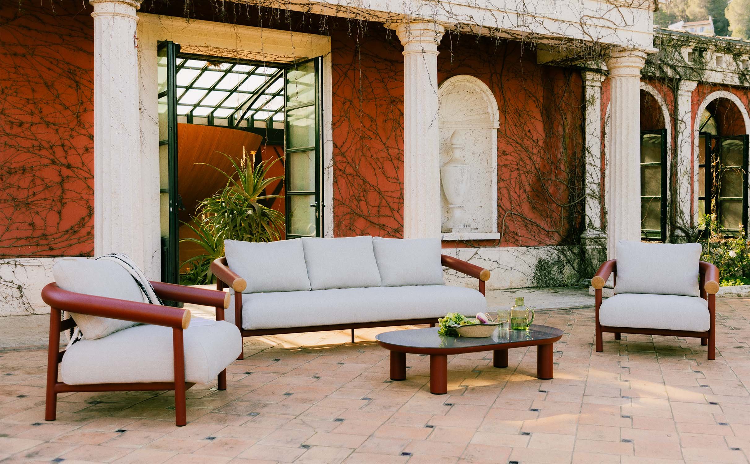 Conjunto de Jardim de Alumínio com Almofadas Cheryl, imagem de galeria 1