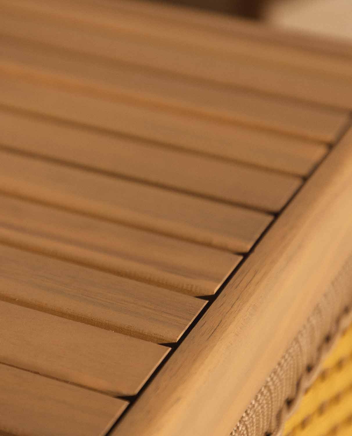 Conjunto de Jardim com Sofá de 2 Lugares, 2 Poltronas e Mesa de Centro em Madeira de Acácia e Corda Mirle, imagem de galeria 5