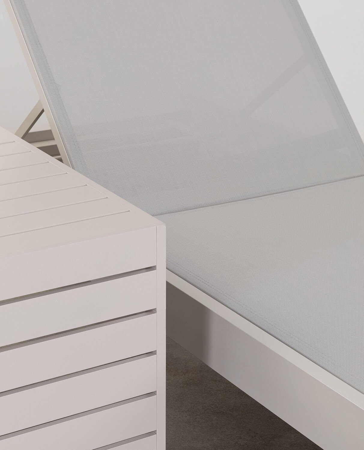 Espreguiçadeira e Mesa de Centro em Alumínio New Kreta, imagem de galeria 2