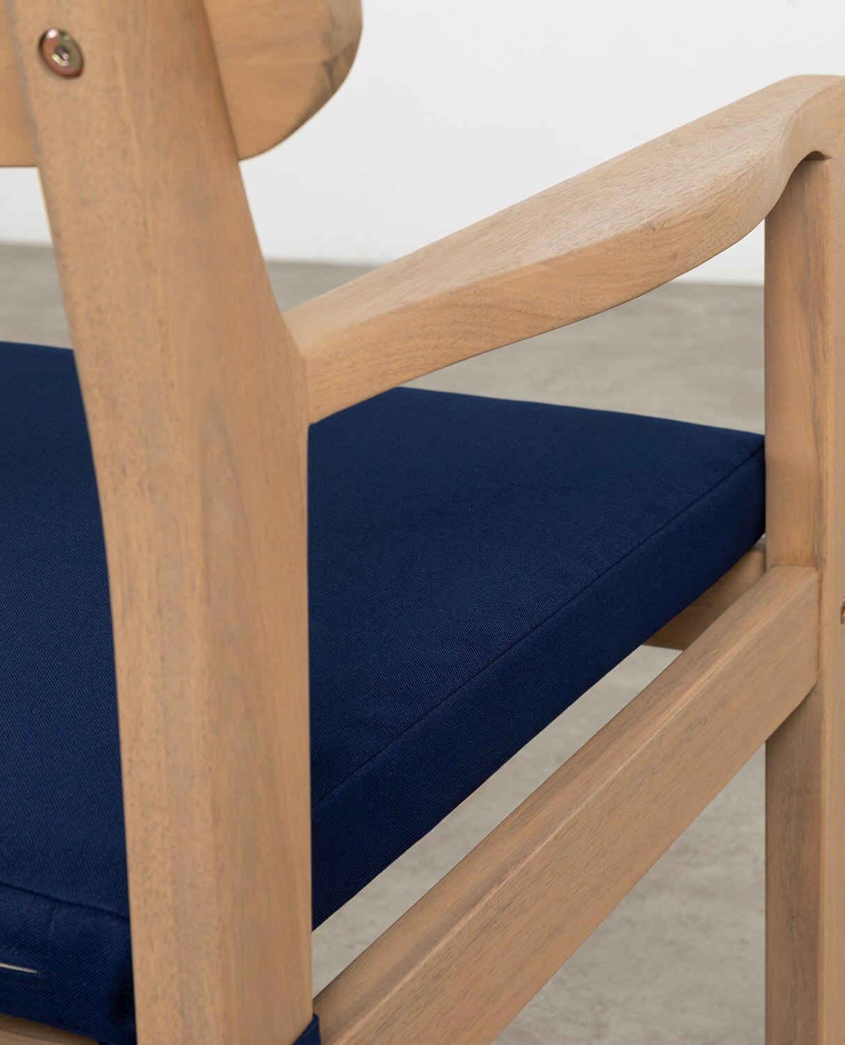 Conjunto de Mesa Retangular de Jardim (180x100 cm) em Madeira de Acácia e 4 Cadeiras com Braços Marla, imagem de galeria 2