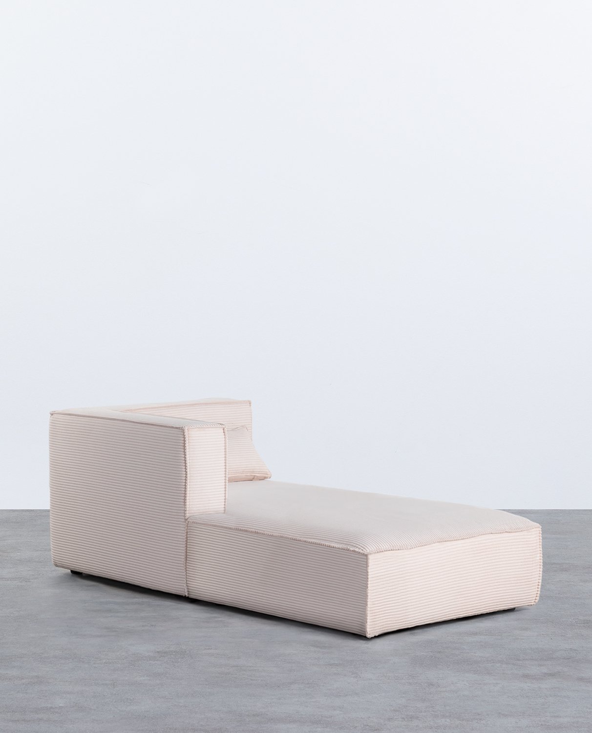 Módulo Chaise Longue Esquerda para Sofá de Vime Grosso Kilhe