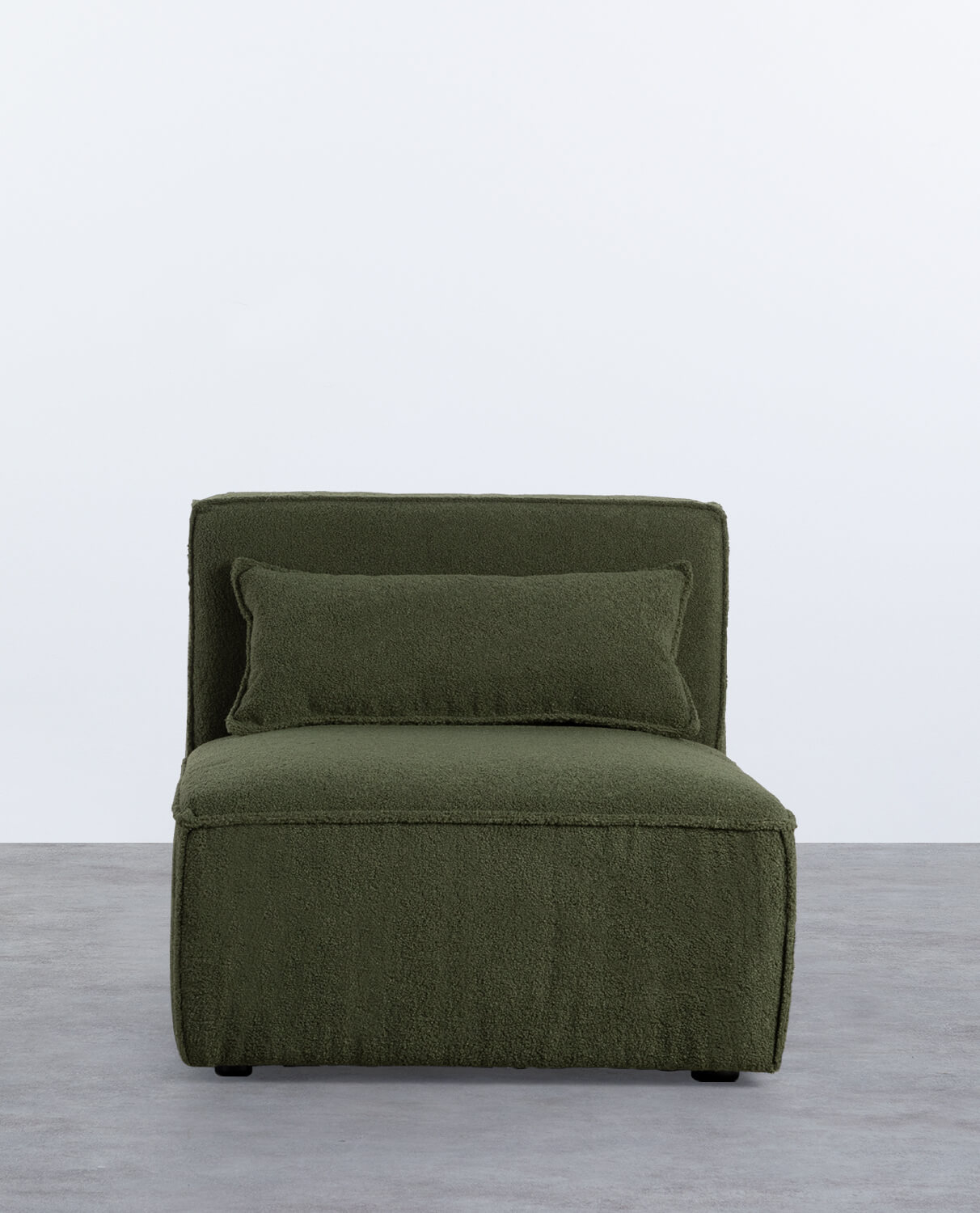 Módulo de Poltrona de Sofá de Tecido Kilhe Boucle