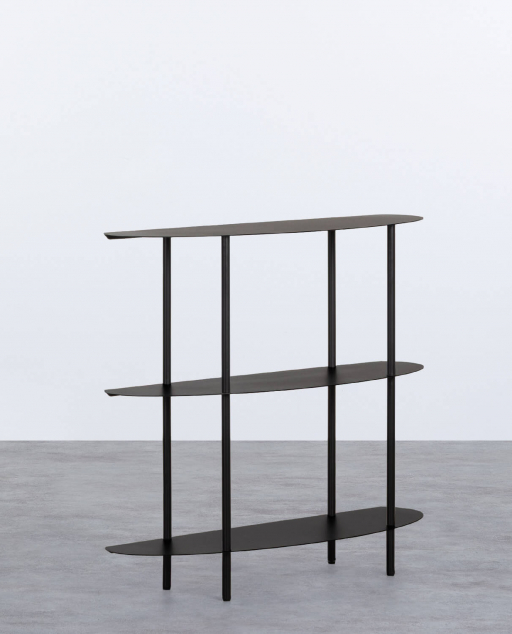 Prateleira Metálica (81x90 cm) Idris - Preto Obsidian