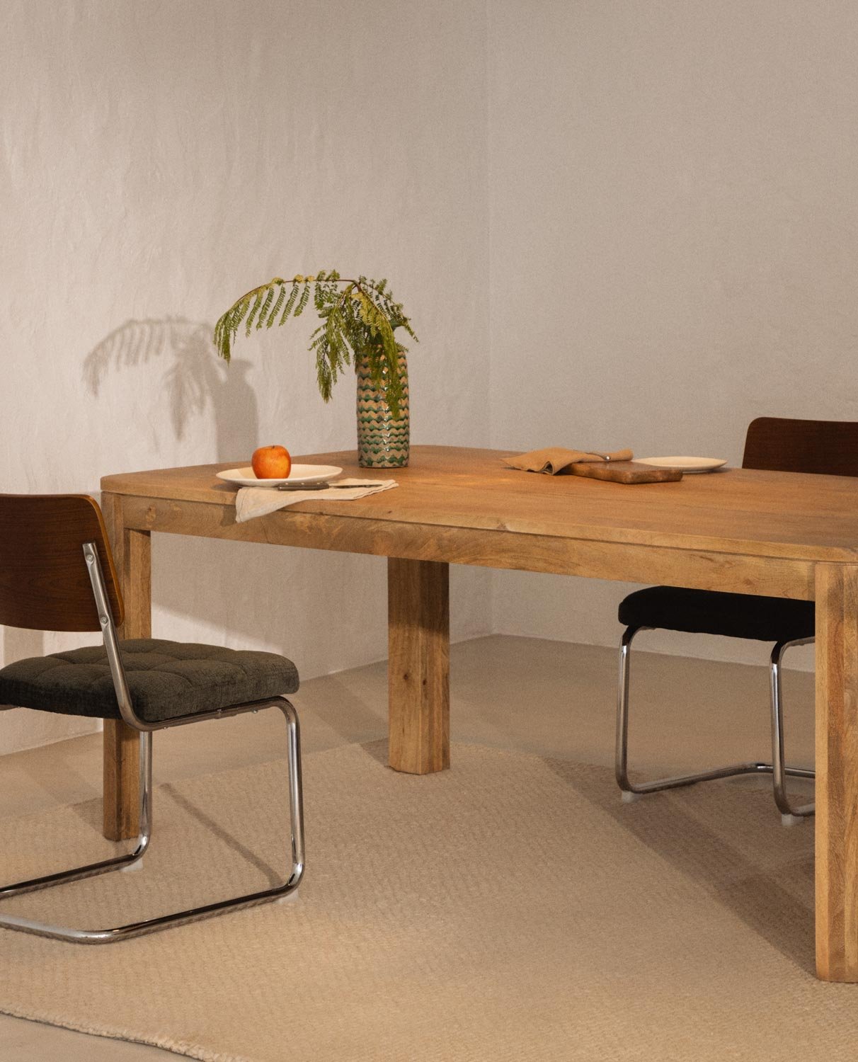 Mesa de Jantar Retangular em Madeira de Mango (200x100 cm) Valde, imagem de galeria 2