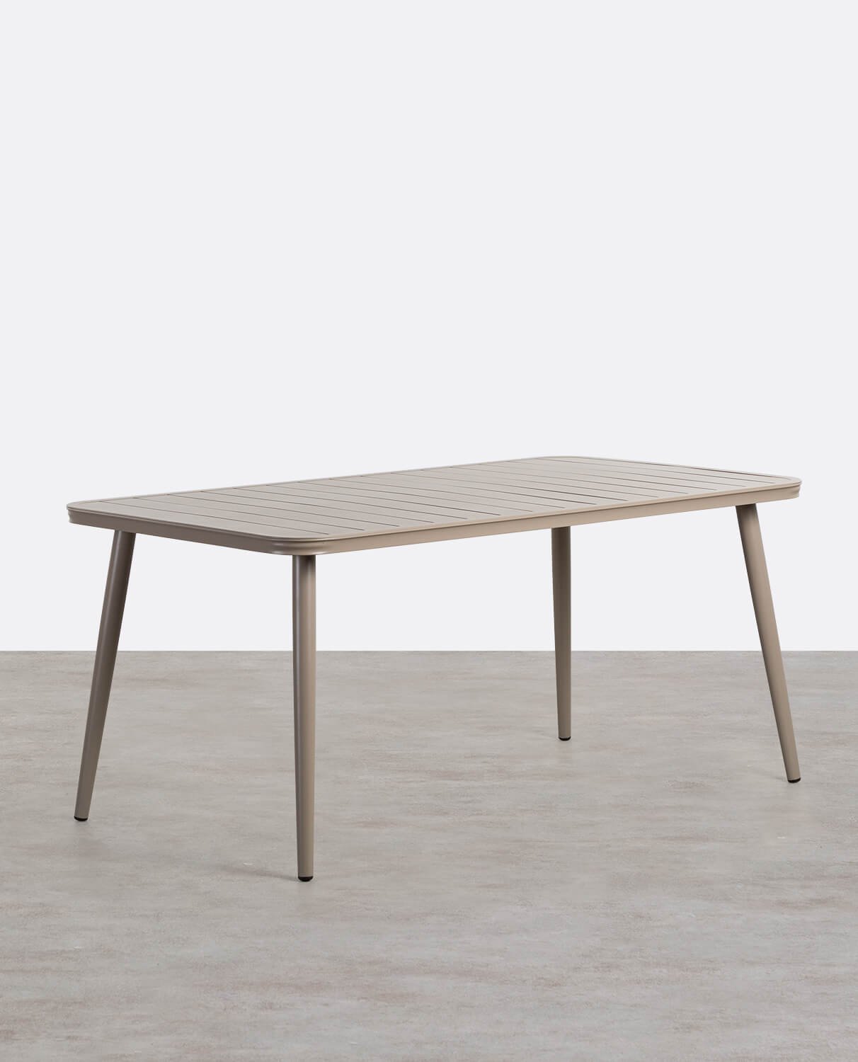 Mesa Retangular de Alumínio para Exterior (159x90 cm) Cancun, imagem de galeria 1