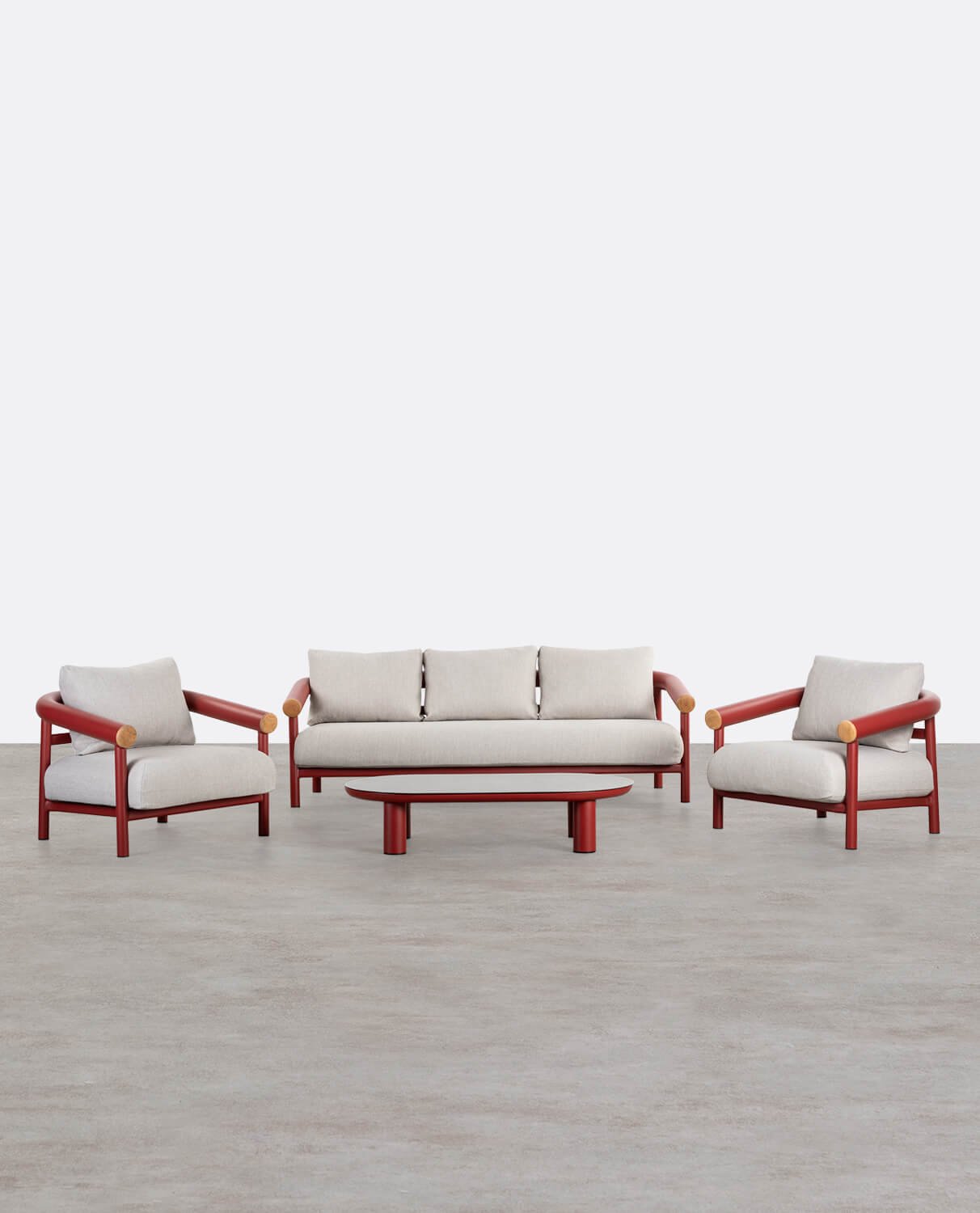 Conjunto de Jardim de Alumínio com Almofadas Cheryl, imagem de galeria 1