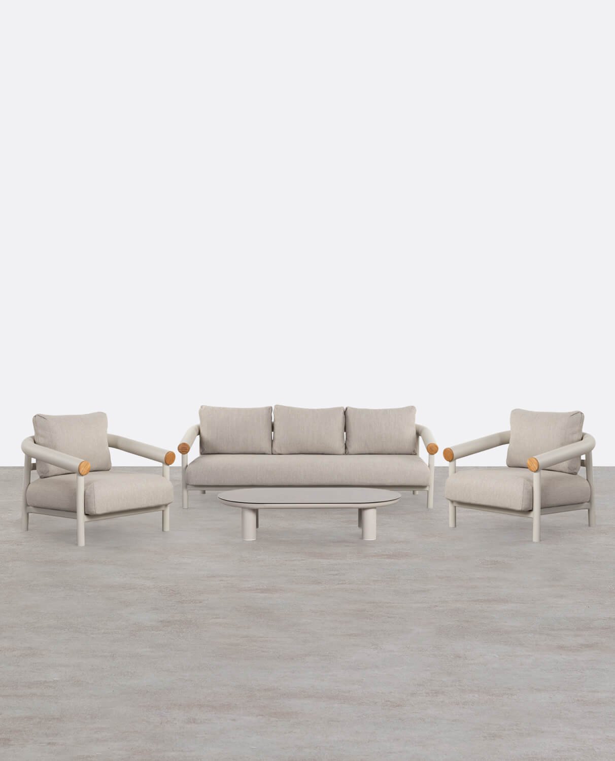 Conjunto de Jardim de Alumínio com Almofadas Cheryl, imagem de galeria 1