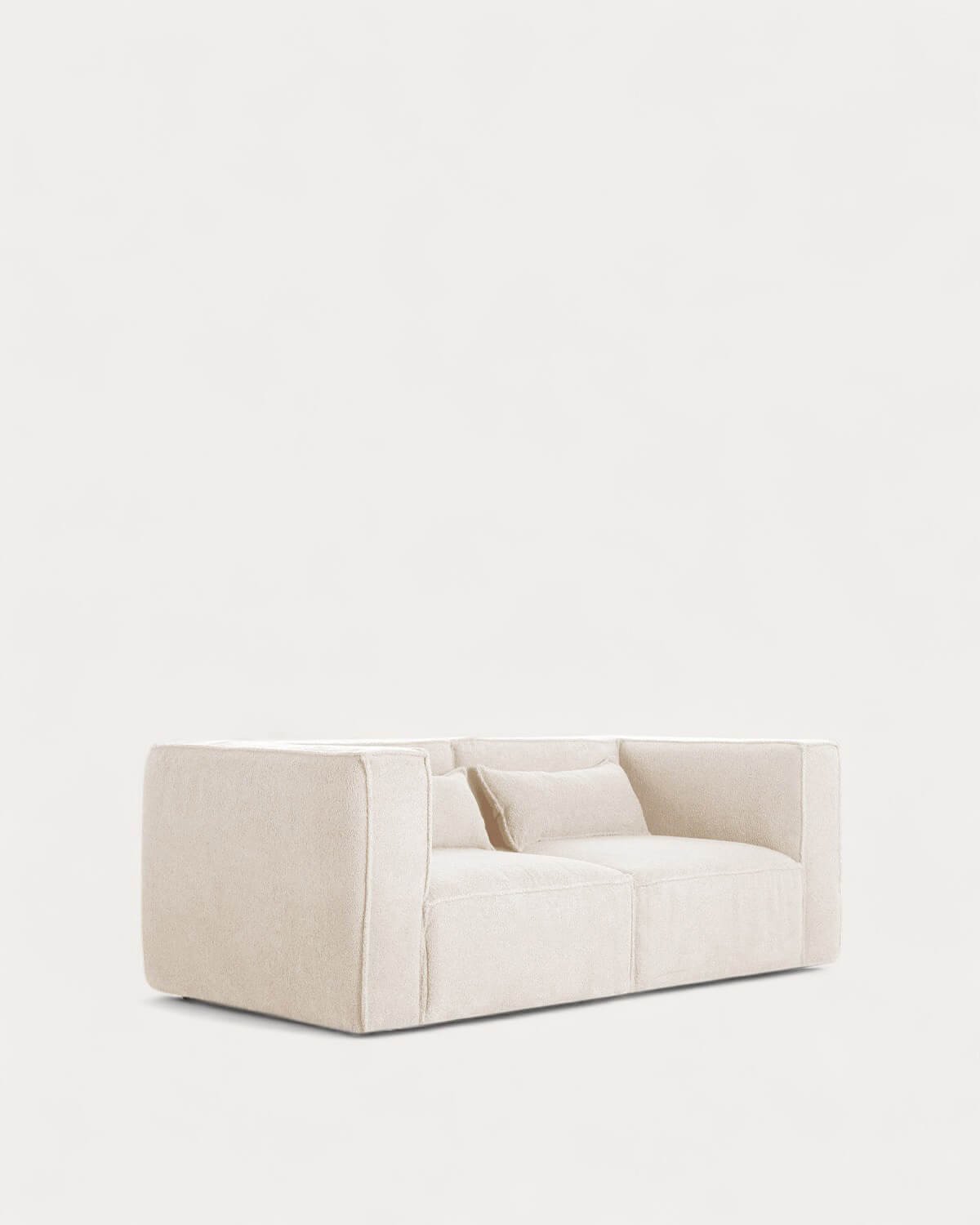 Sofá Modular de Canto de 2 peças em Tecido Bouclé Kilhe, imagem de galeria 1