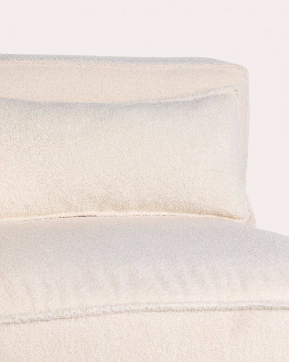 Sofá Modular de Canto de 2 peças em Tecido Bouclé Kilhe, imagem de galeria 5