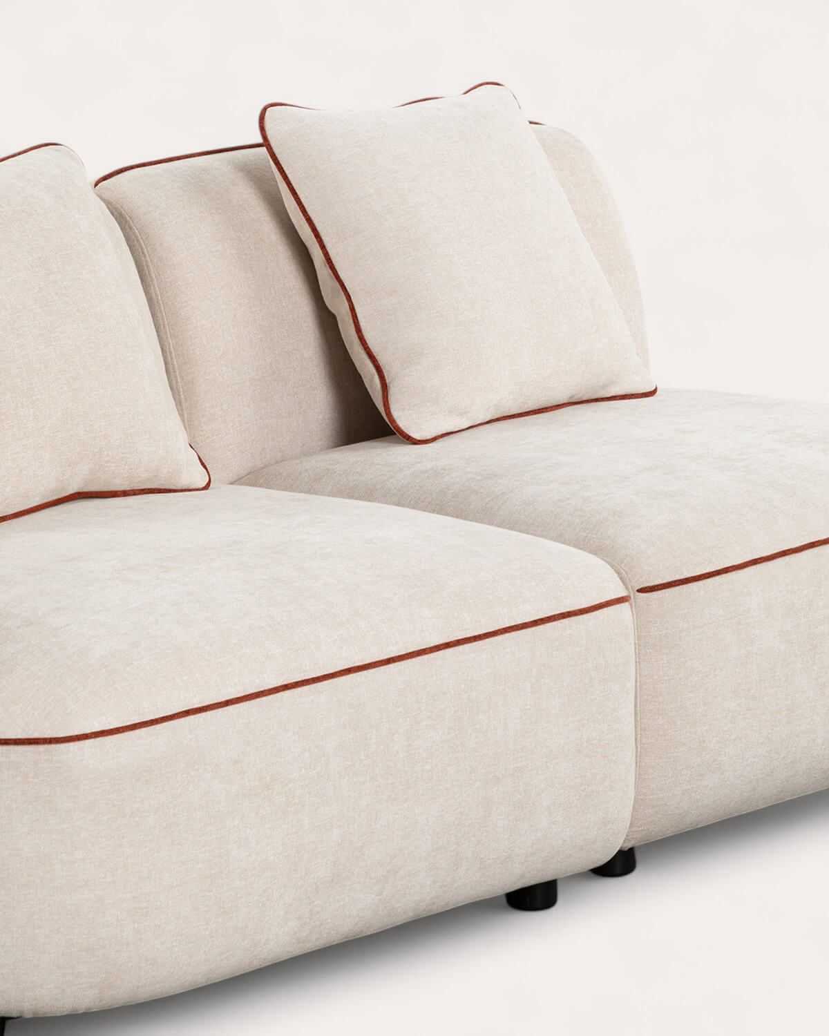 Sofá Modular de Canto 2 Peças com Poltrona em Tecido Ilham, imagem de galeria 4