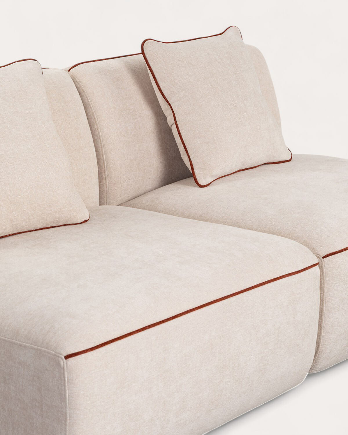 Sofá Modular 2 Peças Poltrona em Tecido Ilham, imagem de galeria 4