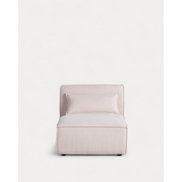 Módulo de Poltrona de Sofá de Veludo Cotelê Grosso Kilhe Veludo Cotelê Grosso -Beige Seashell - The Masie