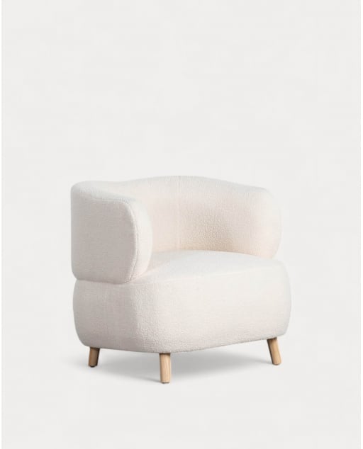Poltrona de Tecido Bouclé Ailen