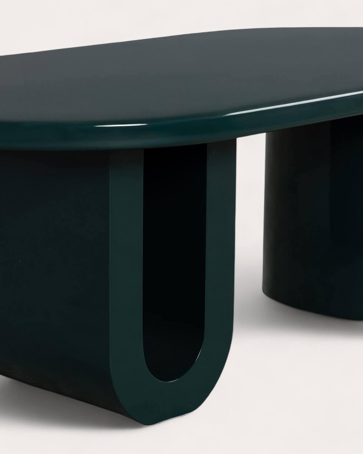 Mesa de Centro Oval de Madeira (120x60 cm) Surfys, imagem de galeria 6