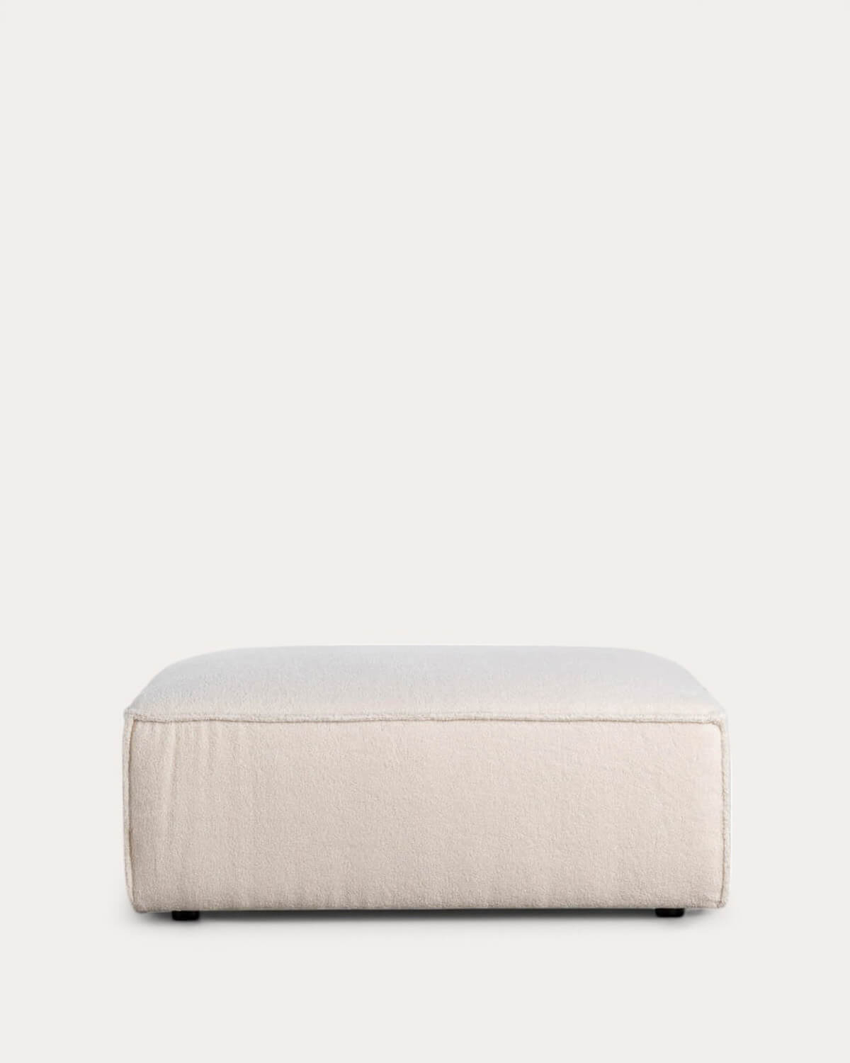 Módulo Puff para Sofá de Tela Boucle Kilhe