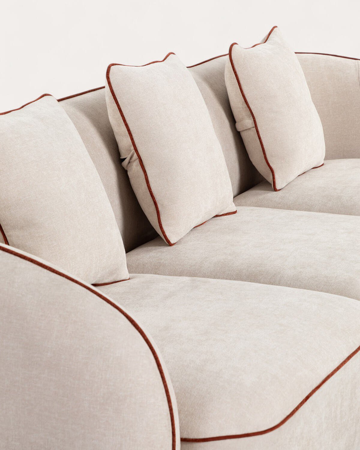 Sofá Modular Chaise Longue 3 Peças com Poltrona de Canto e Tecido Ilham, imagem de galeria 4