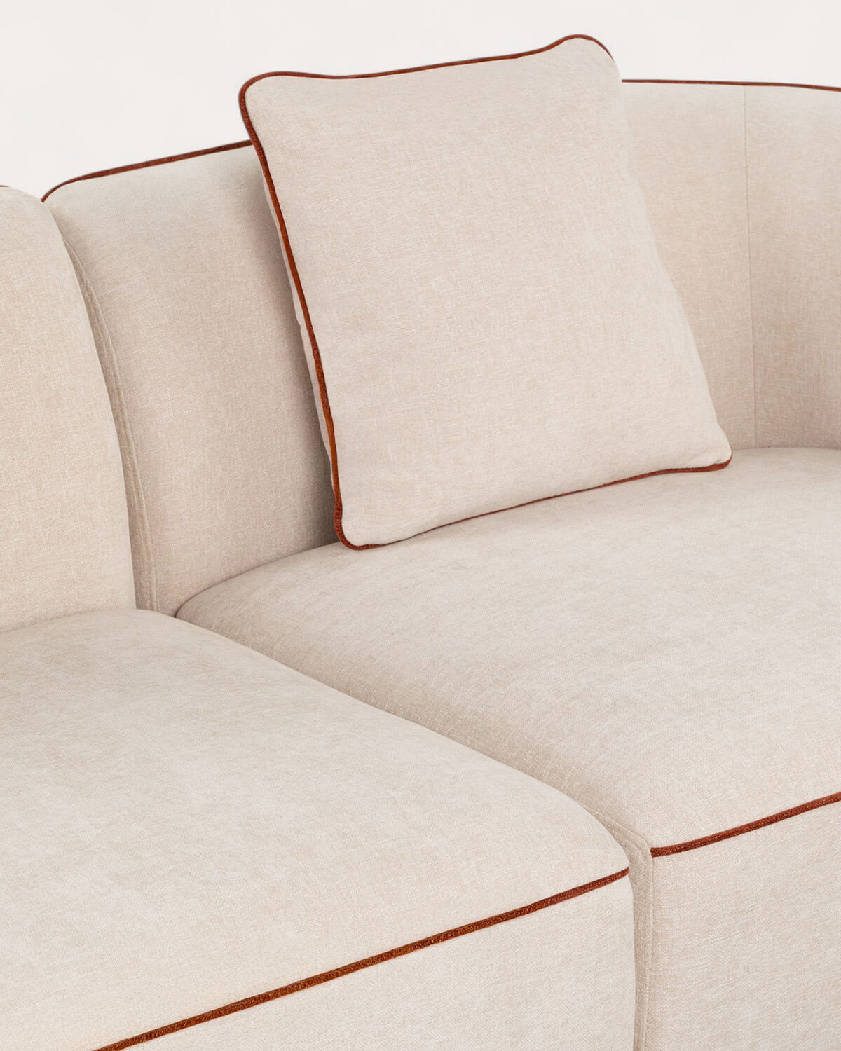 Sofá Modular de 3 Peças com 2 Cantos e Poltrona em Tecido Ilham, imagem de galeria 6