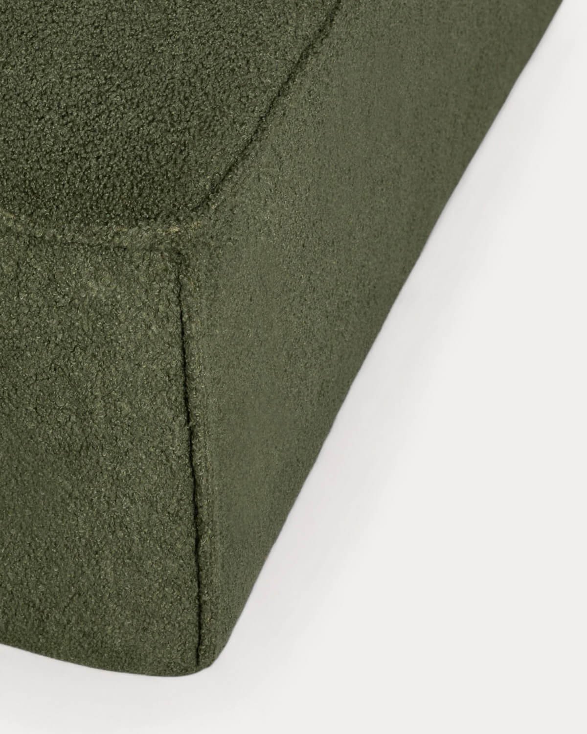 Sofá Modular de 4 peças e Puff em Tecido Bouclé Kilhe, imagem de galeria 5