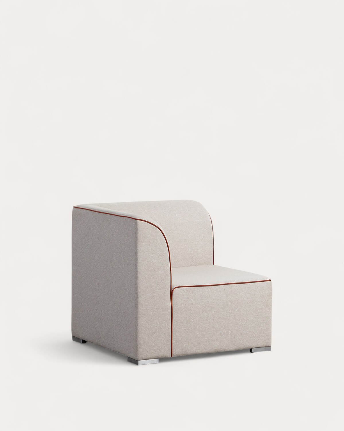 Sofá de Jardim Modular 5 Peças com 2 Cantos e 3 Poltronas com Puff Tecido Lagos, imagem de galeria 5