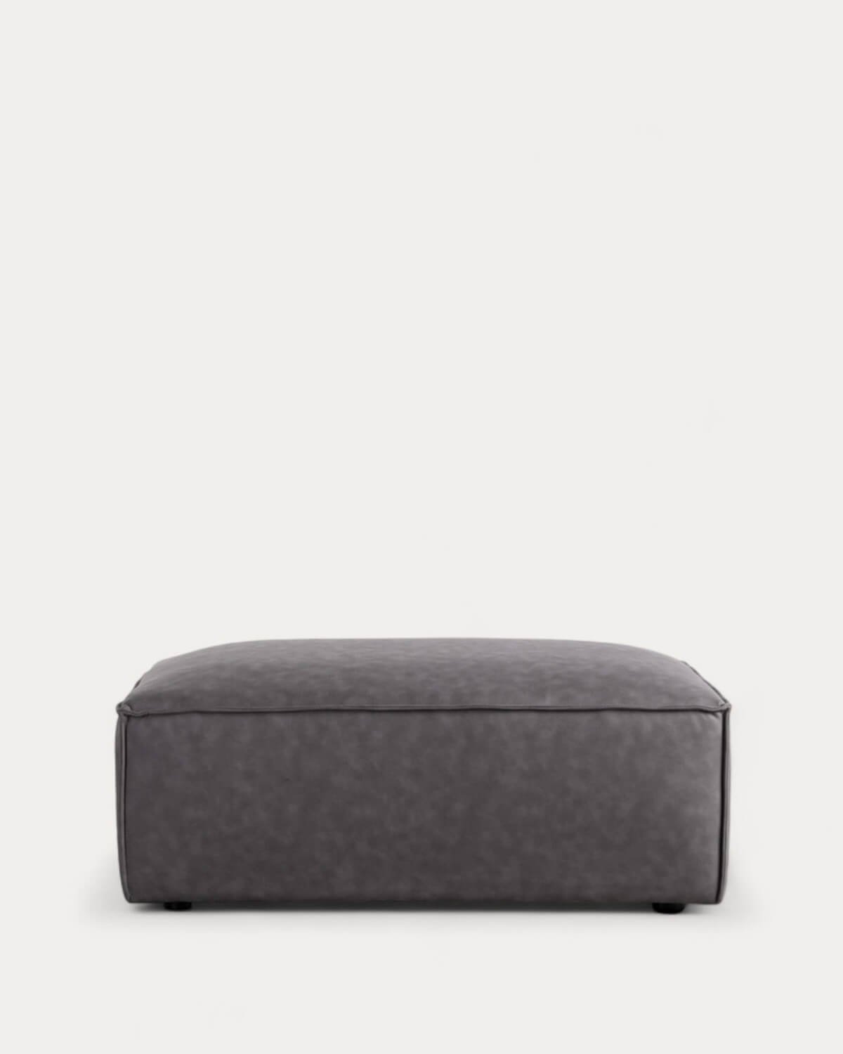 Módulo Puff de Suede para Sofá Kilhe
