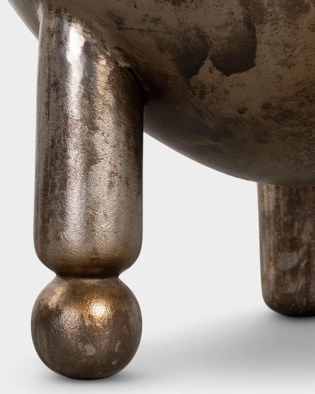 Mesa de Centro Redonda em Mármore e Metal com Arrumação (Ø60 cm) Lefti, imagem de galeria 6