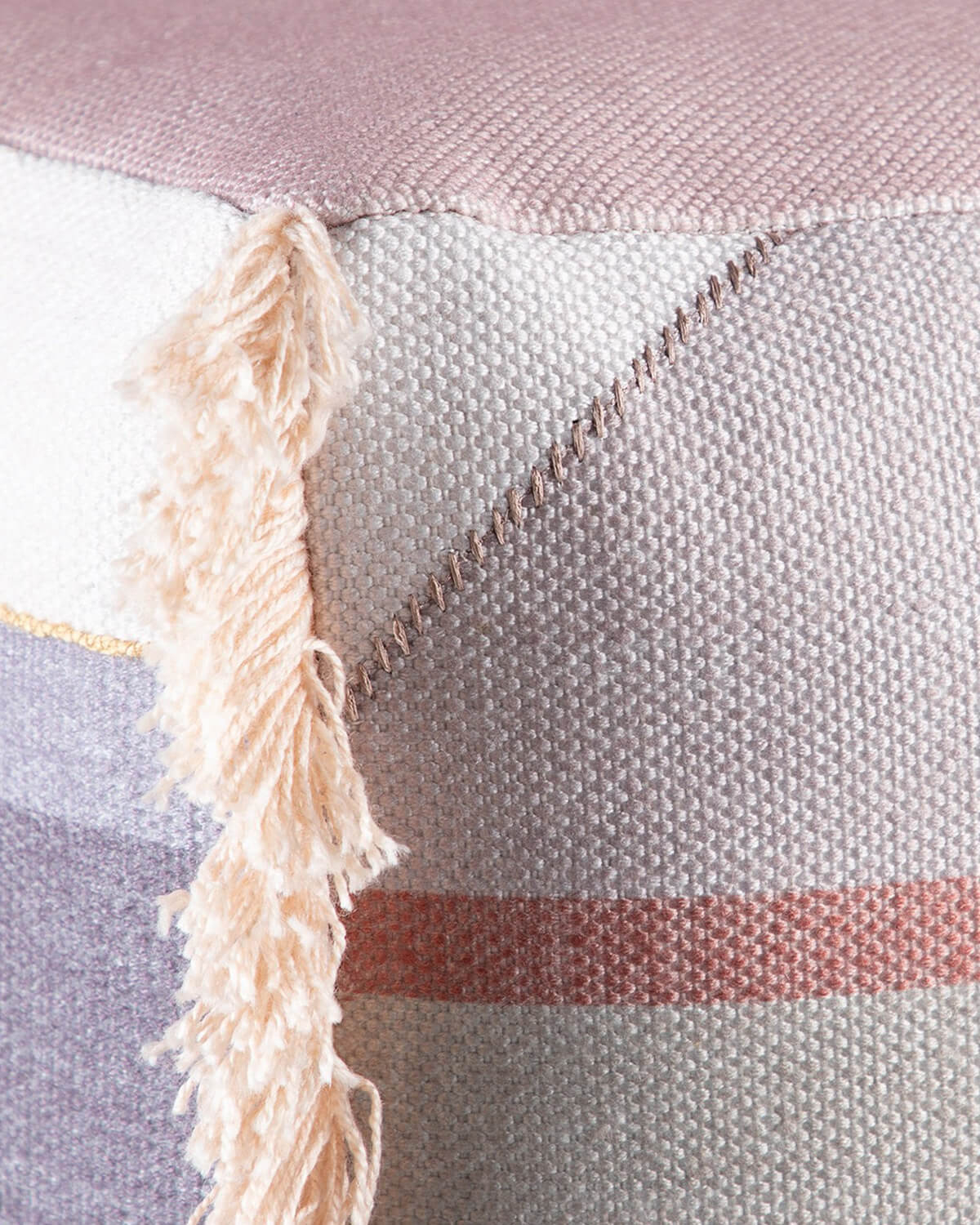 Puff Quadrado em Tecido Nely, imagem de galeria 6