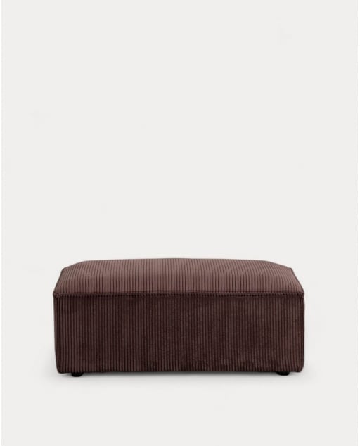 Módulo de Sofá Pufe de Veludo Cotelê Grosso Kilhe