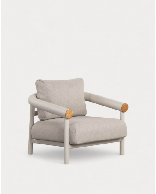 Pack de 2 Cadeiras de Jardim de Alumínio com Almofadas Cheryl