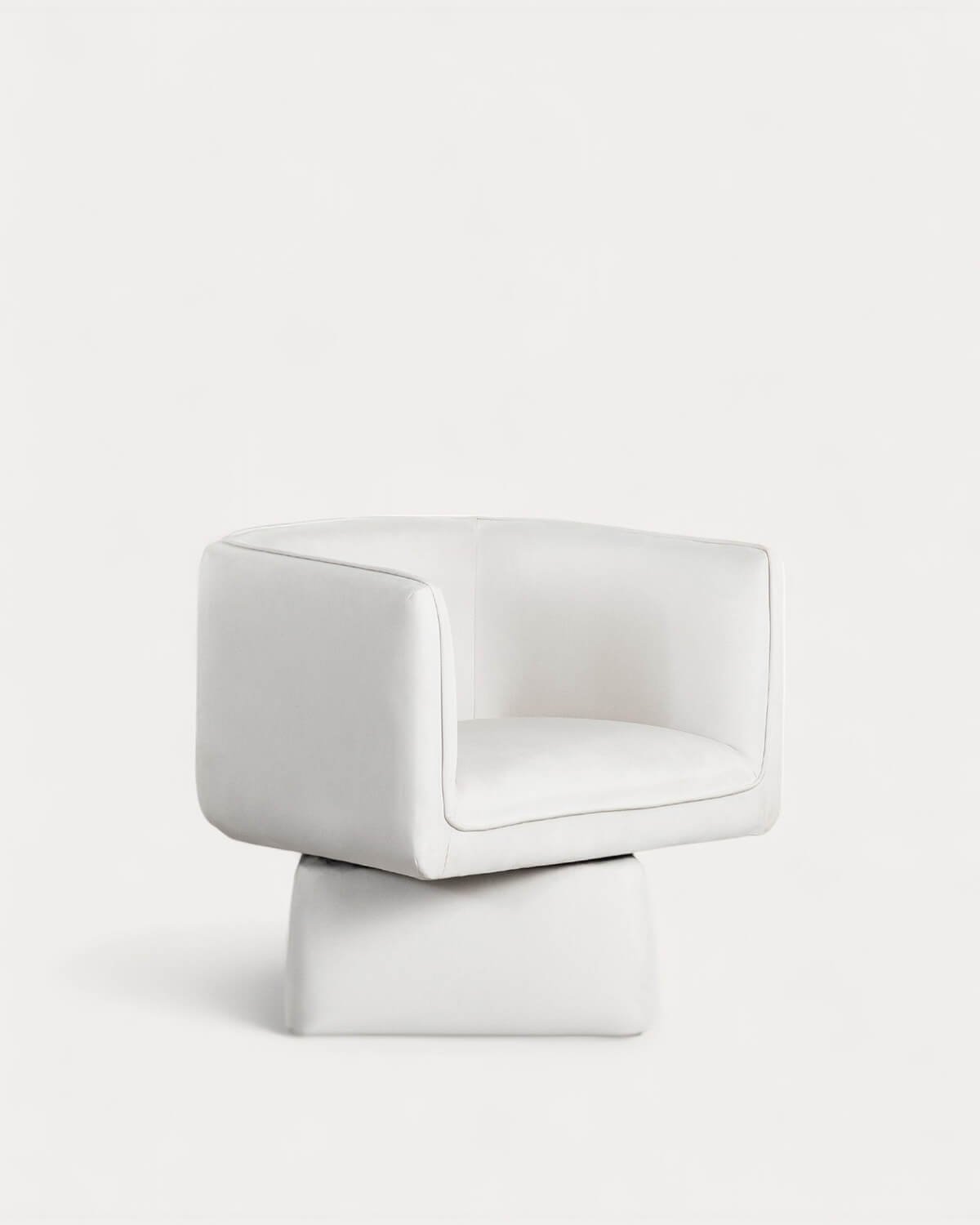 Pack de 2 Poltronas Giratórias em Tecido Mauren , imagem de galeria 1