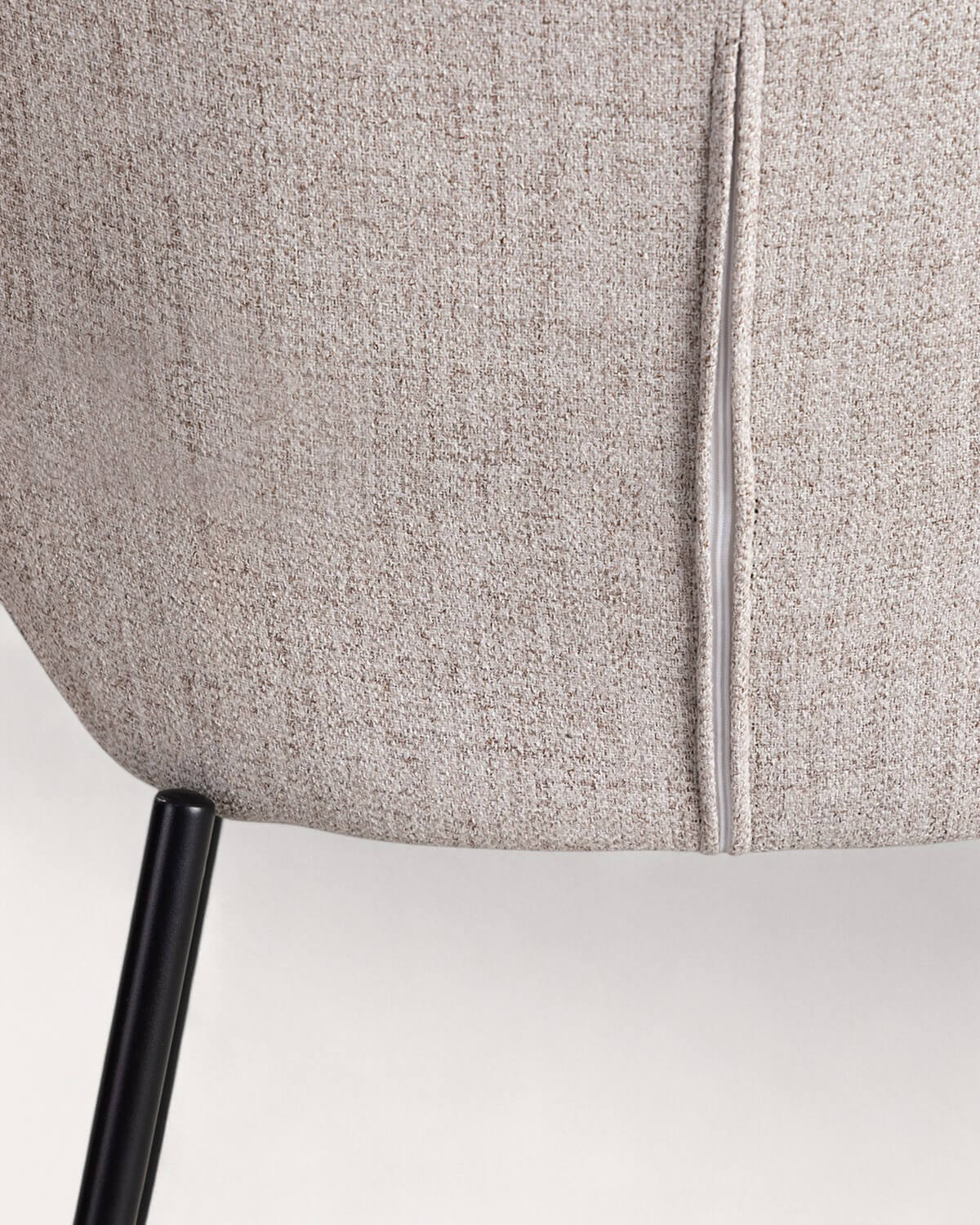 Pack 2 Cadeiras de Jantar em Metal e Tecido com Apoio de Braços Eider, imagem de galeria 7