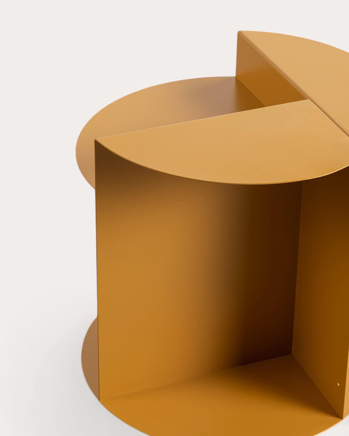 Mesa Lateral Redonda de Metal (Ø45 cm) Cuambo, imagem de galeria 3