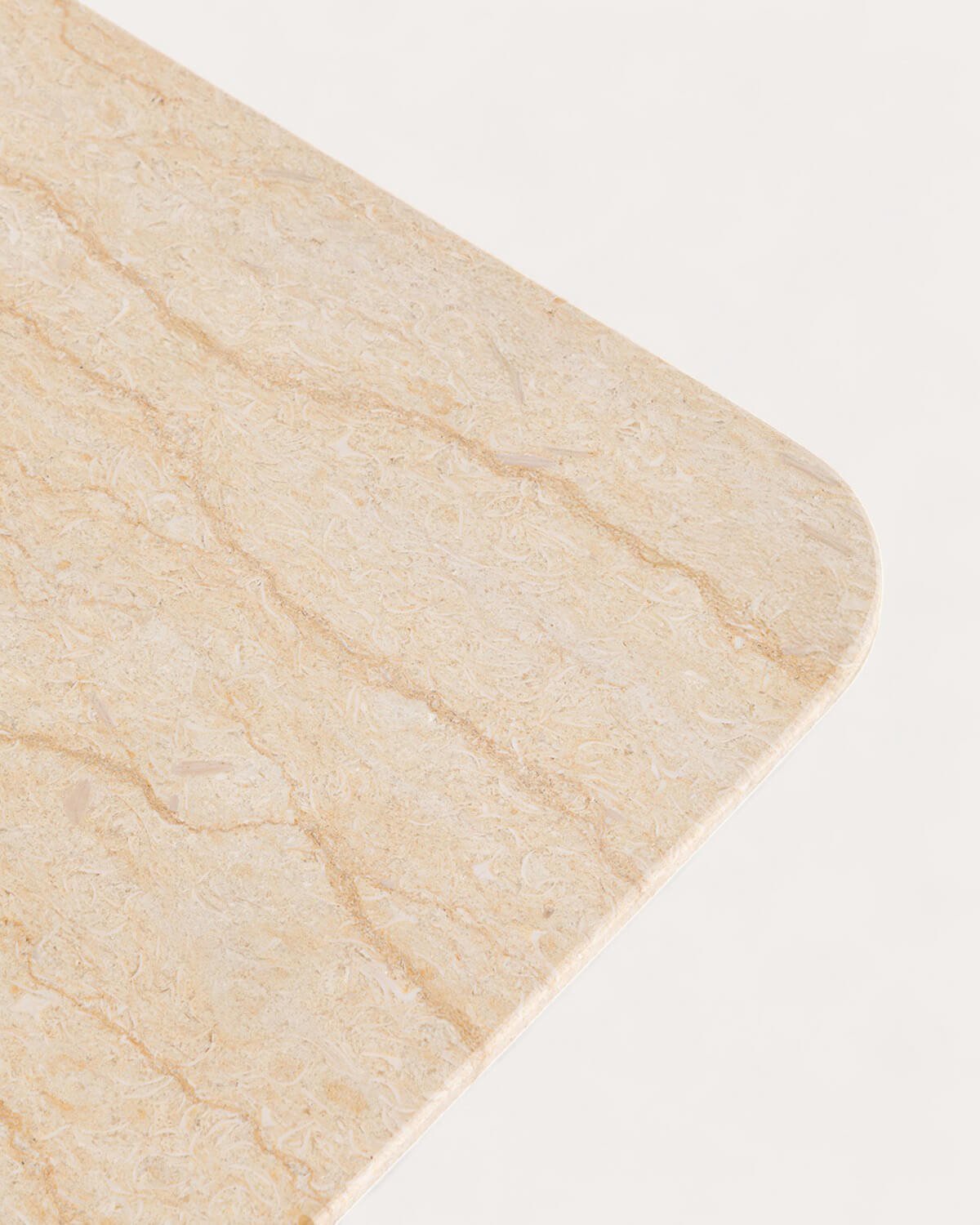 Mesa Lateral Quadrada em Mármore Egípcio e Madeira de Manga (50x50 cm) Amatis, imagem de galeria 7