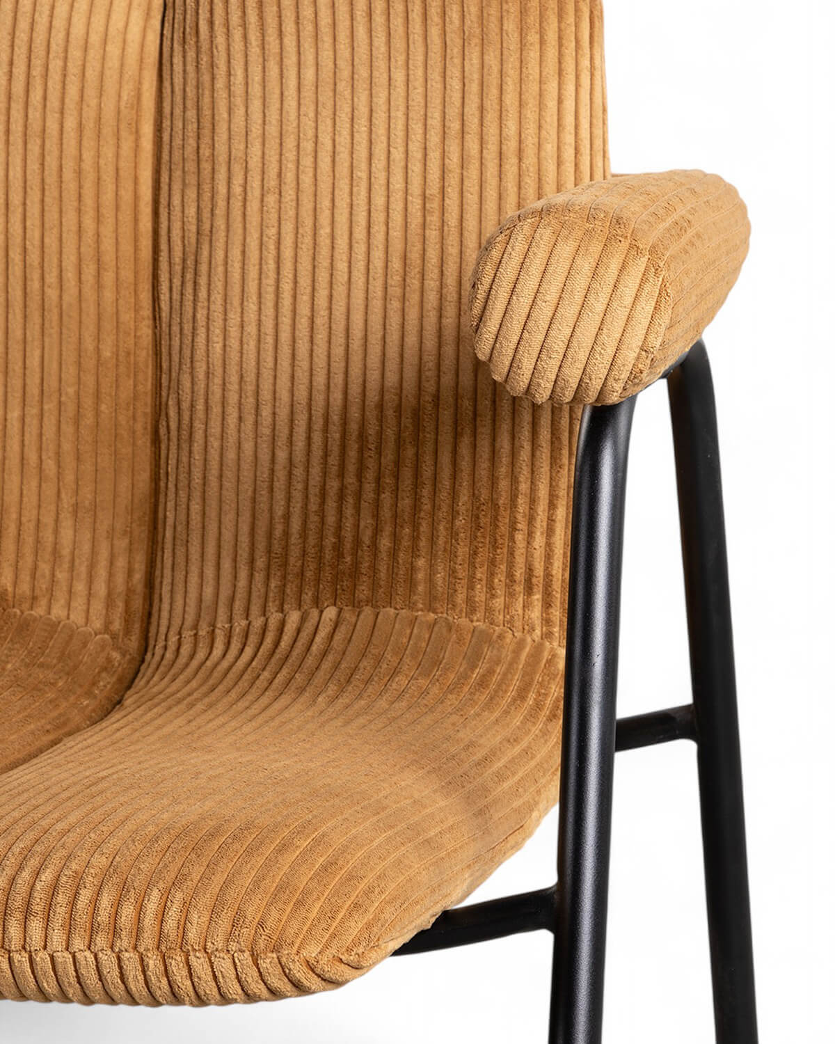 Pack 2 Poltronas Grossas de Veludo e Metal Elles, imagem de galeria 6