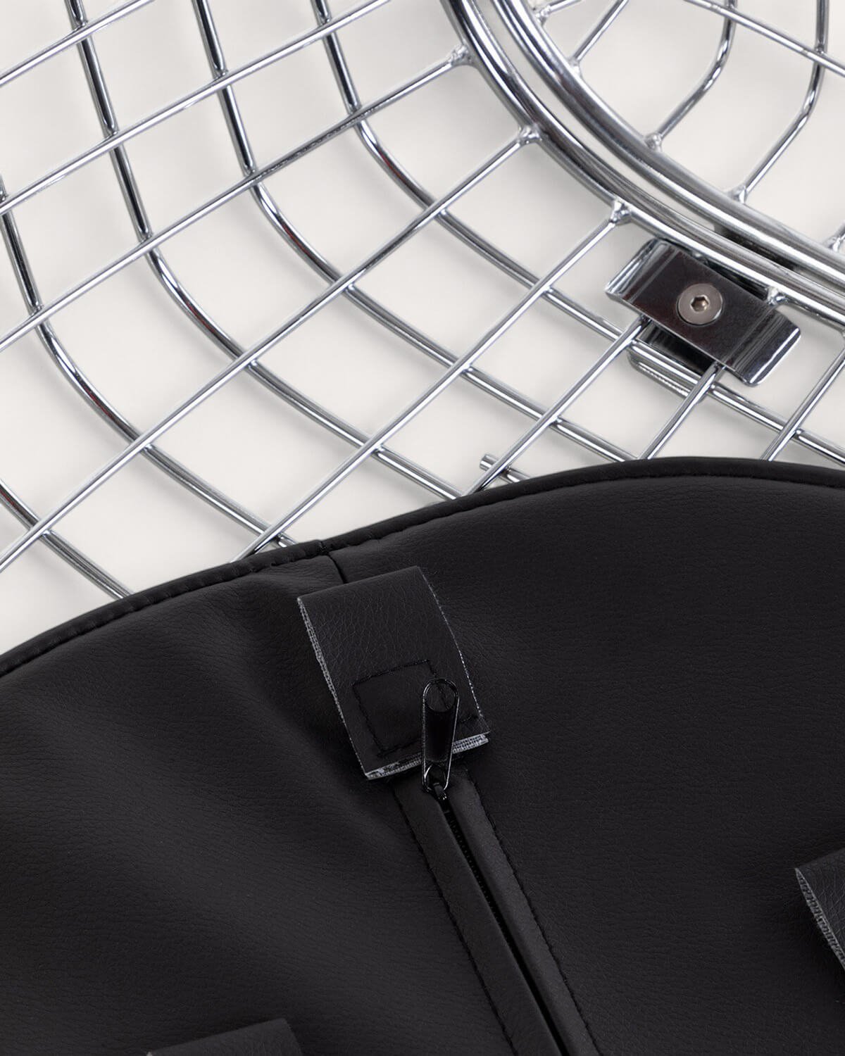 Cadeira de Escritório de Metal com Encosto Baixo Vintage Aras, imagem de galeria 5