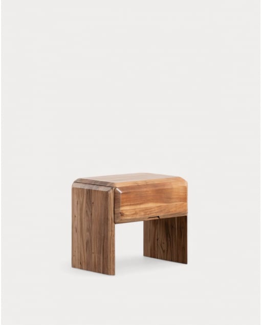 Mesa de Cabeceira em Madeira de Acácia (60x40 cm) Lucil